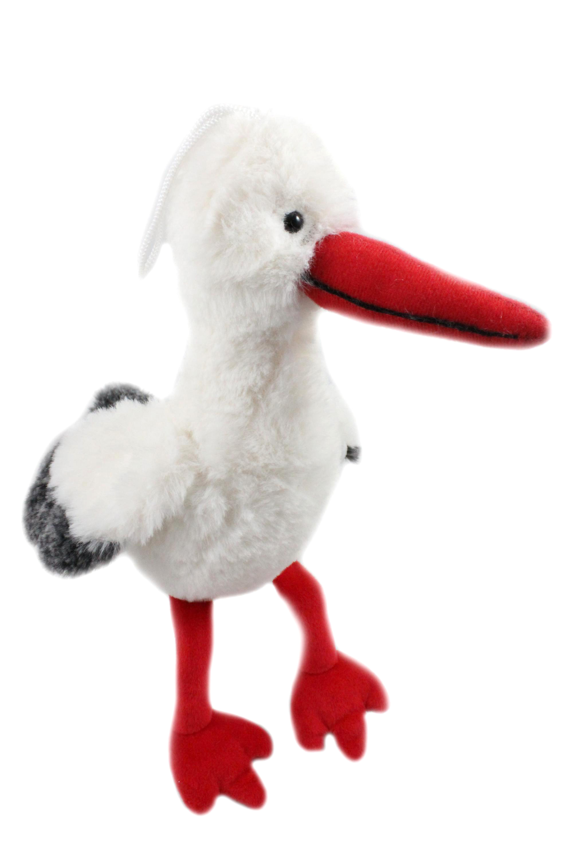 Cornlissen Plüsch-Storch – 21 Cm, Mit Hänger, Waschbar, Kuschelweich, Sicheres Stofftier Für Kinder Ab 0 Jahren